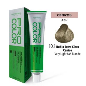 TINTE PRO COLOR SIN AMONIACO 10.1 RUBIO EXTRA CLARO CENIZO 70 GR