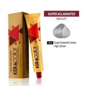 TINTE KERACOLOR 11.1 SUPER ACLARANTE CENIZO 70 GR
