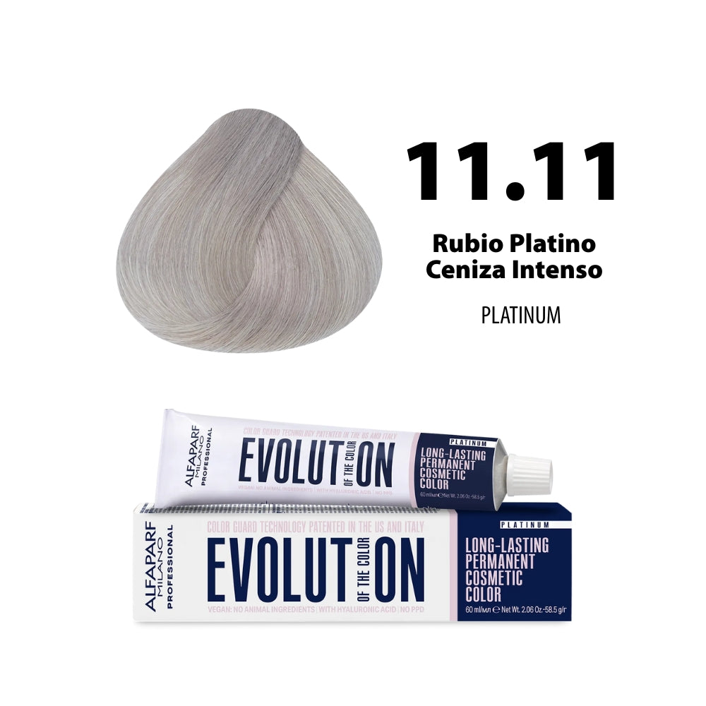 TINTE EVOLUTION 11.11 RUBIO PLATINO CENIZO INTENSO
