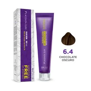 TINTE PLACENTA LIFE SIN AMONIACO 6.4 CHOCOLATE OSCURO 60 ML