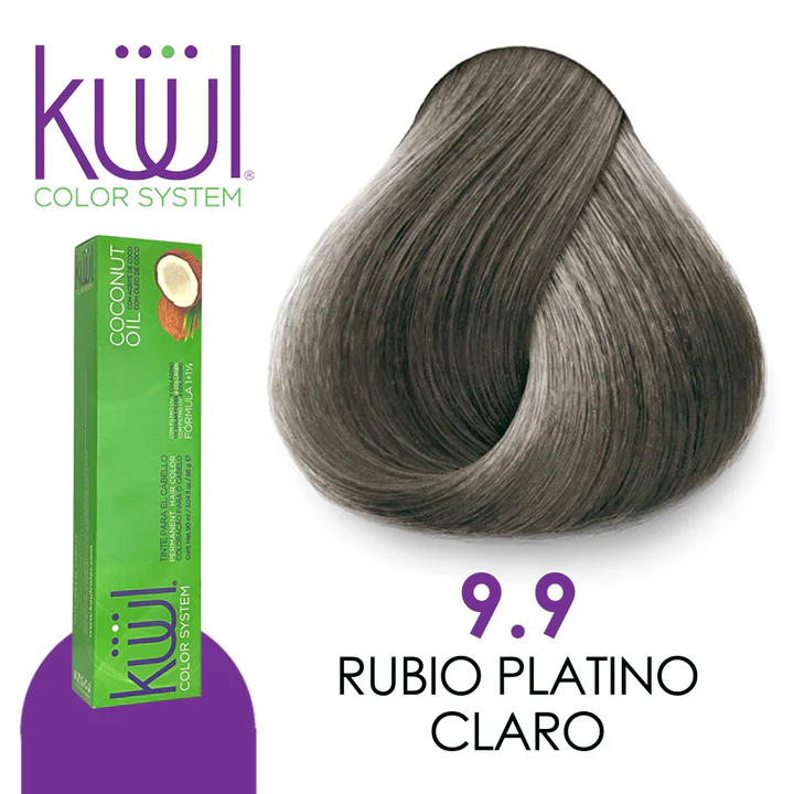 TINTE KUUL 9.9 RUBIO PLATINO 60 ML