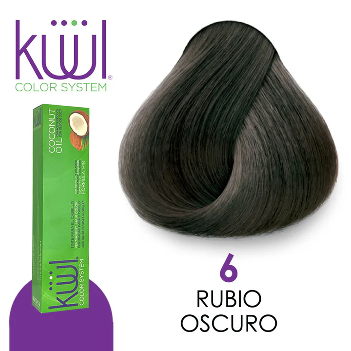 TINTE KUUL 6 RUBIO OSCURO 60 ML