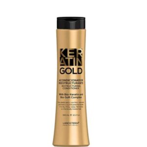 KERATIN GOLD ACONDICIONADOR 300ML REESTRUCTURANTE LANOSTERIN