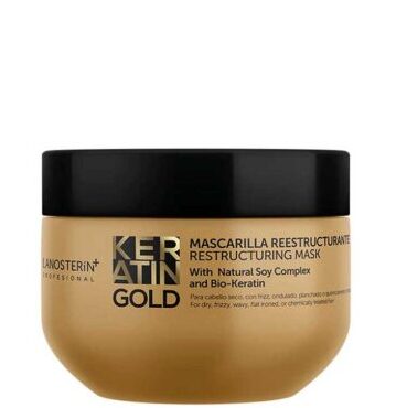 KERATIN GOLD MASCARILLA 300GR REESTRUCTURANTE LANOSTERIN