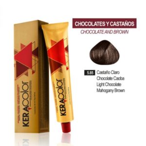 TINTE KERACOLOR 5.85 CASTAÑO CLARO CHOCOLATE 70 GR