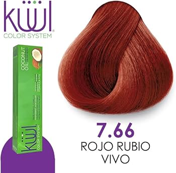 TINTE KUUL 7.66 RUBIO ROJO INTENSO 60 ML