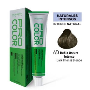 TINTE PRO COLOR SIN AMONIACO 6.0 RUBIO OSCURO INTENSO70 GR