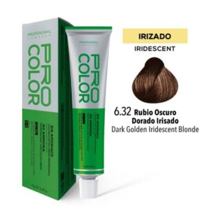 TINTE PRO COLOR SIN AMONIACO 6.32 RUBIO OSCURO IRISADO 70 GR