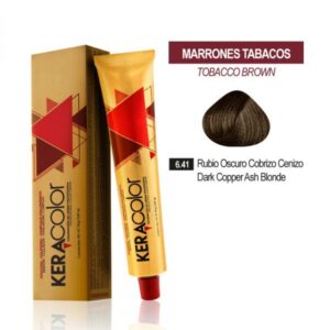 TINTE KERACOLOR 6.41 RUBIO OSCURO COBRIZO CENIZO 70 GR