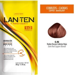 TINTE LANTEN 6.46 RUBIO OSCURO COBRIZO ROJO 50 GR 1 SACHET LANOSTERIN