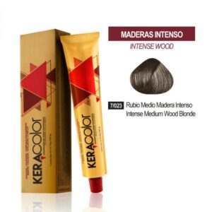 TINTE KERACOLOR 7.023 RUBIO MEDIO MADERA INTENSO 70 GR