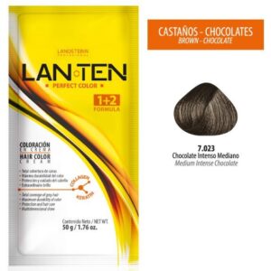 TINTE LAN TEN 7.023 CHOCOLATE INTENSO MEDIANO 50 GR 1 SACHET