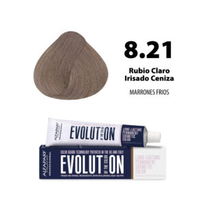 TINTE EVOLUTION 8.21 RUBIO CLARO IRISADO CENIZO