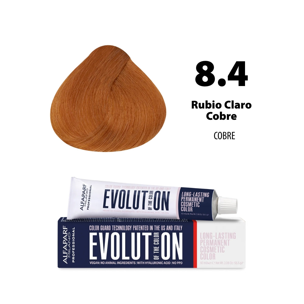 TINTE EVOLUTION 8.4 RUBIO CLARO COBRE