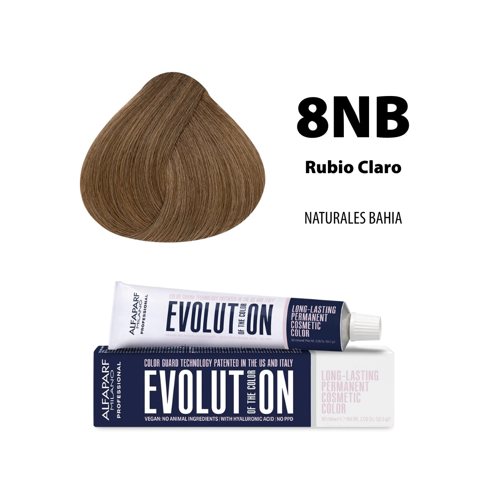 TINTE EVOLUTION 8NB RUBIO CLARO BAHIA 60ML ALFAPARF