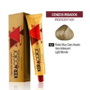 TINTE KERACOLOR 9.2 RUBIO MUY CLARO IRISADO 70 GR