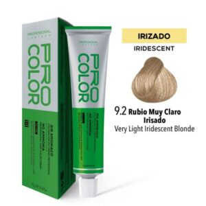 TINTE PRO COLOR SIN AMONIACO 9.2 RUBIO MUY CLARO IRISADO 70 GR
