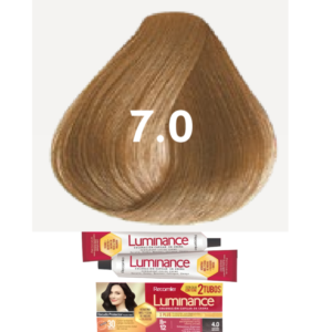 TINTE LUMINANCE 7.0 RUBIO MEDIANO DOBLE TUBO 2X60GR RECAMIER