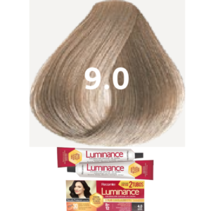 TINTE LUMINANCE 9.0 RUBIO MUY CLARO DOBLE TUBO 2X60GR RECAMIER