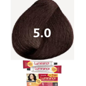 TINTE LUMINANCE 5.0 CASTAÑO CLARO DOBLE TUBO 2X60GR RECAMIER