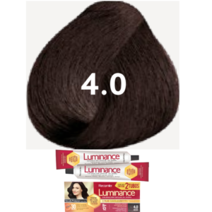 TINTE LUMINANCE 4.0 CASTAÑO MEDIO DOBLE TUBO 2X60GR RECAMIER