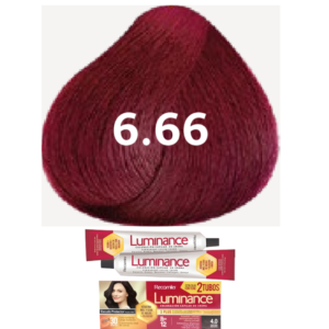 TINTE LUMINANCE 6.66 MARRON ROJIZO DOBLE TUBO 2X60GR RECAMIER (copia)