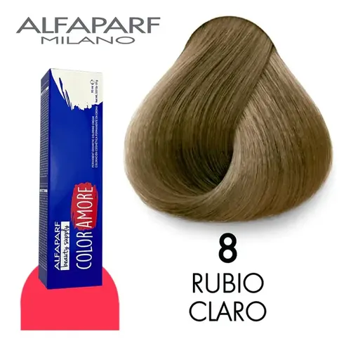 TINTE COLOR AMORE 8 RUBIO CLARO 90 GR ALFAPARF
