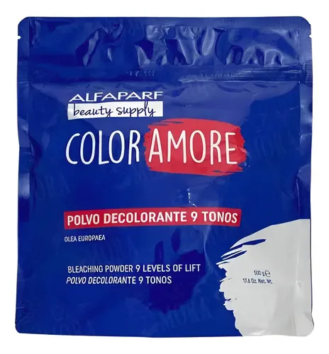 POLVO DECOLORANTE 9 COLOR AMORE 500GR ALFAPARF