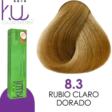 TINTE KUUL 8.3 RUBIO CLARO DORADO 90 ML