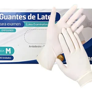 LATEX BLANCO CAJA DE GUANTES TALLA M