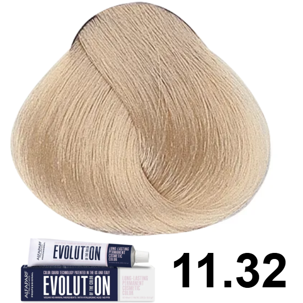 TINTE EVOLUTION 11.32 RUBIO PLATINO DORADO IRISADO 60ML ALFAPARF