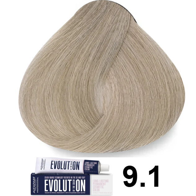 TINTE EVOLUTION 9.1 RUBIO CLARISIMO CENIZO 60ML ALFAPARF