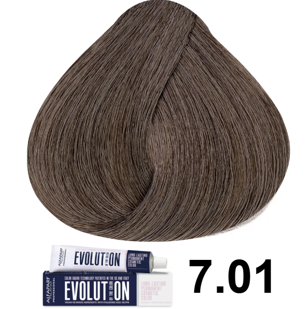 TINTE EVOLUTION  7.01 RUBIO MEDIO NACRE 60ML ALFAPARF