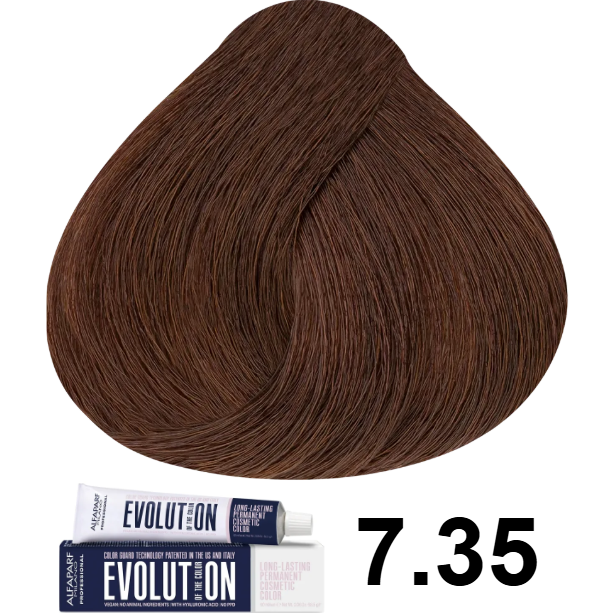 TINTE EVOLUTION 7.35 RUBIOMEDIO DORADO CAOBA 60ML ALFAPARF (copia)