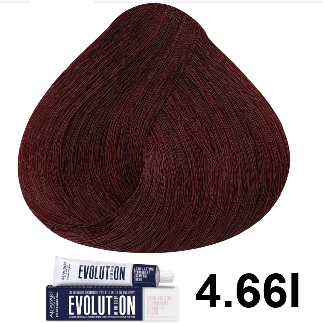 TINTE EVOLUTION 4.66I CASTAÑO MEDIO ROJO INTENSO 60ML ALFAPARF