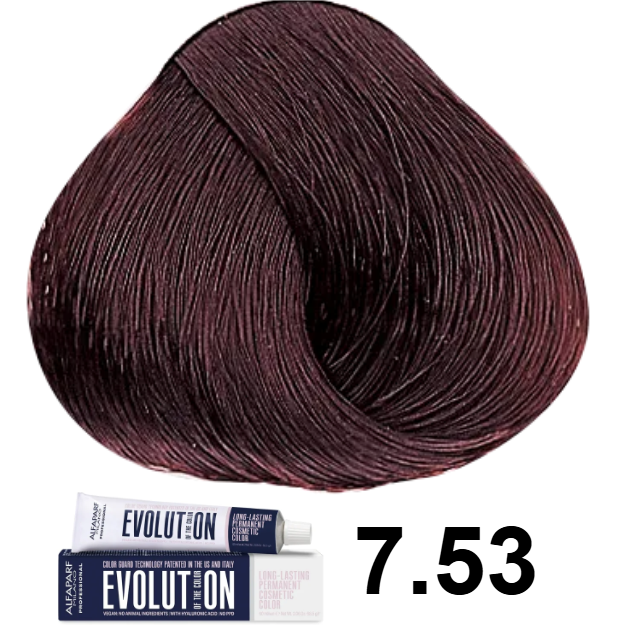 TINTE EVOLUTION 7.53 RUBIO MEDIO CAOBA DORADO 60ML ALFAPARF