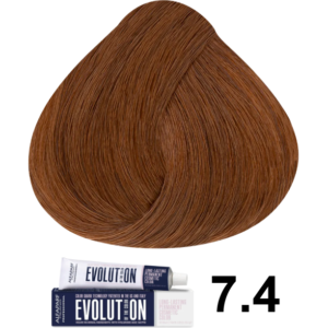 TINTE EVOLUTION 7.4 RUBIO MEDIO COBRE 60ML ALFAPARF