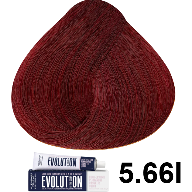 TINTE EVOLUTION 5.66I CASTAÑO CLARO ROJO INTENSO 60ML ALFAPARF