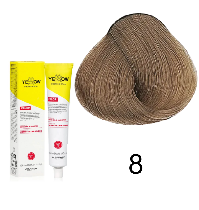 TINTE YELLOW 8 RUBIO CLARO 100 ML ALFAPAR