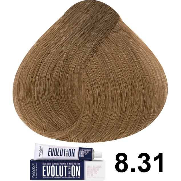 TINTE EVOLUTION 8.31 RUBIO CLARO DORADO CENIZO 60ML ALFAPARF