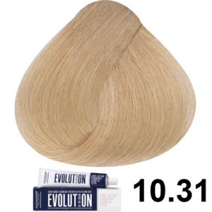 TINTE EVOLUTION 10.31 RUBIO EXTRA CLARO DORADO CENIZO 60ML ALFAPARF