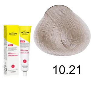 TINTE YELLOW 10.21 RUBIO EXTRA CLARO IRIZADO CENIZO 100 ML ALFAPARF