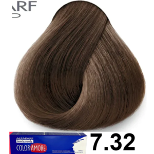 TINTE COLOR AMORE 7.32 RUBIO MEDIO DORADO IRISADO 90 GR