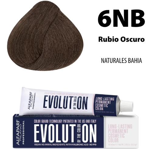 TINTE EVOLUTION 6NB RUBIO OSCURO BAHIA 60ML ALFAPARF