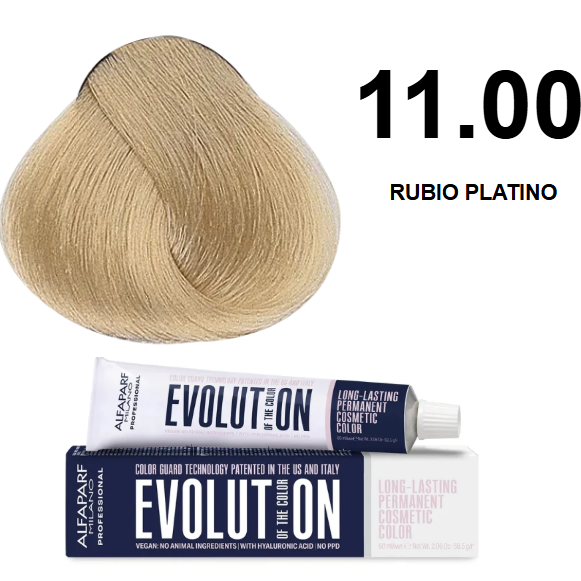 TINTE EVOLUTION 11.00 RUBIO PLATINO 60ML ALFAPARF