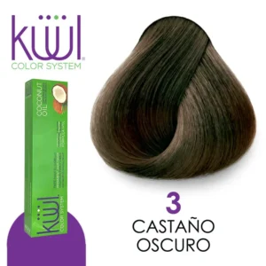 TINTE KUUL 3 CASTAÑO OSCURO 60 ML
