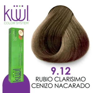 TINTE KUUL 9.12 RUBIO CLARISIMO CENIZO NACARADO 60 ML