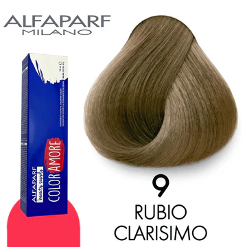 TINTE COLOR AMORE 9 RUBIO CLARISIMO 90 GR