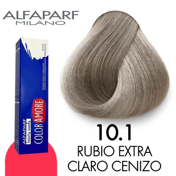 TINTE COLOR AMORE 10.1 RUBIO EXTRA CLARO CENIZO 90 GR
