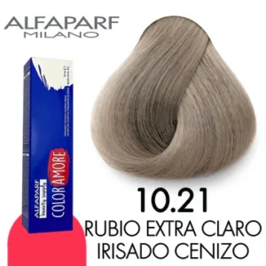 TINTE COLOR AMORE 10.21 RUBIO EXTRA CLARO CENIZO 90 GR